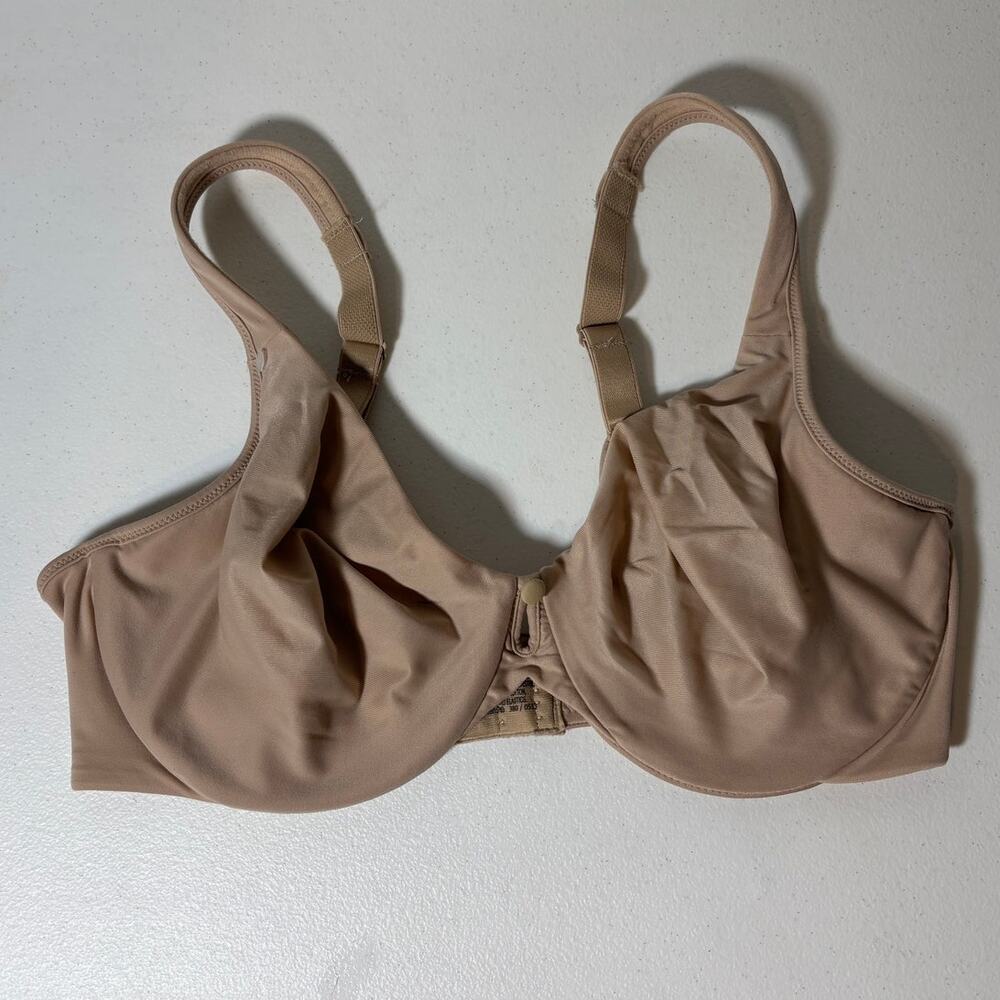 Bali Beauty Size 36D Back Smoothing Full Coverage Underwire Bra Nude Beige B543